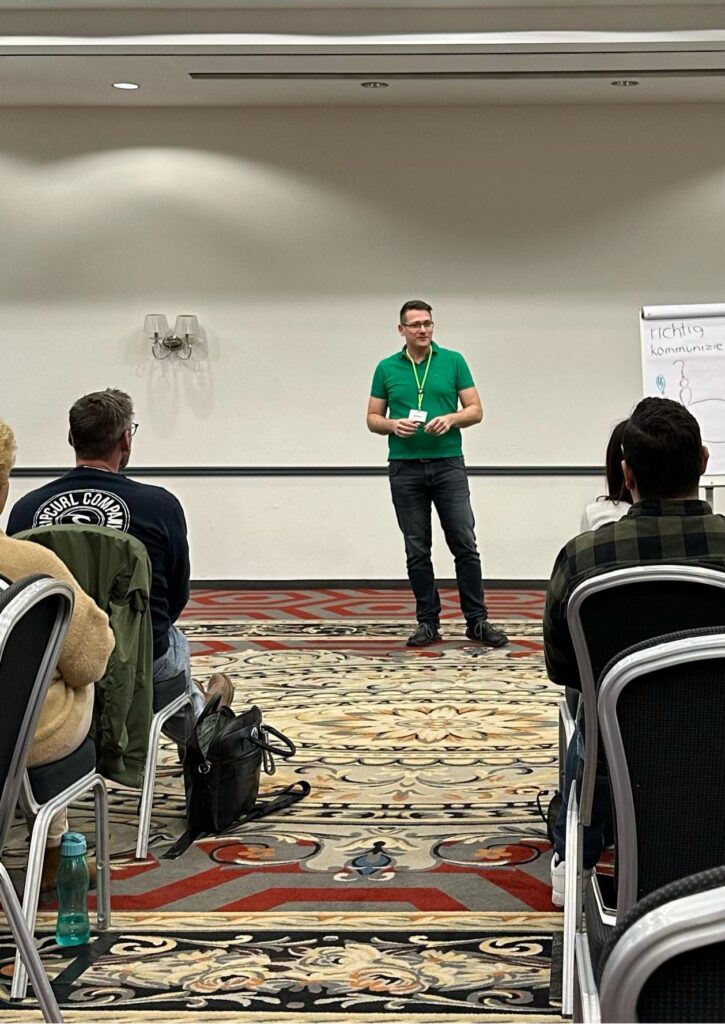 Andreas beim NLP-Coaching Vortrag